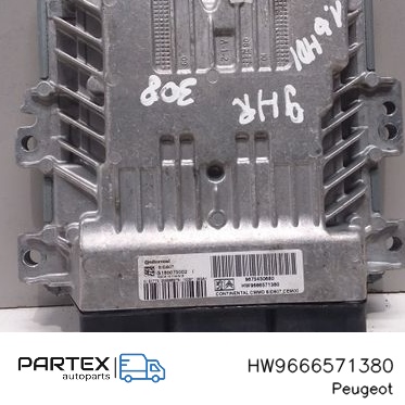 HW9666571380 - Блок керування двигуном Peugeot 308 2014