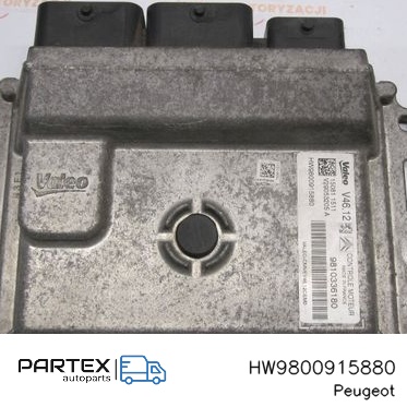 HW9800915880 - Блок керування двигуном Peugeot 208 2014