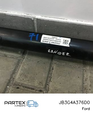 JB3G4A376D0 Піввісь задня Ford Ranger 2021