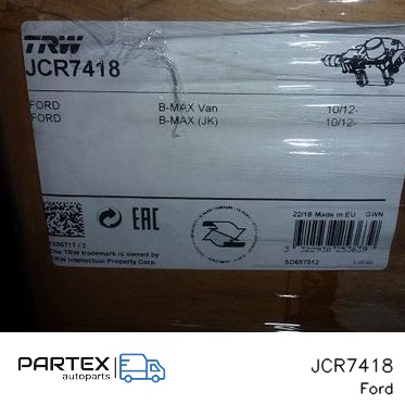 JCR7418 - Кермова колонка Ford B-MAX 2016