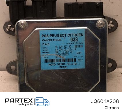 JQ601A208 - Блок керування підсилювачем керма Citroen C3 Pluriel 2006
