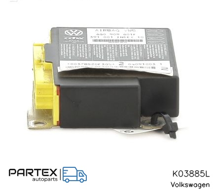 K03885L - Блок керування Airbag Volkswagen Polo IV 9N3 2009