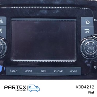K0D4212 - Панель радіо мультимедіа Fiat 500L 2014