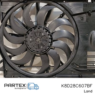 K8D28C607BF - Електровентилятор радіатора Jaguar E-Pace 2023