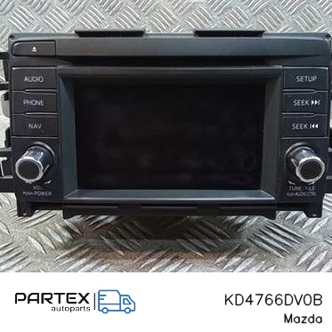 KD4766DV0B - Панель радіо мультимедіа Mazda CX-5 2015