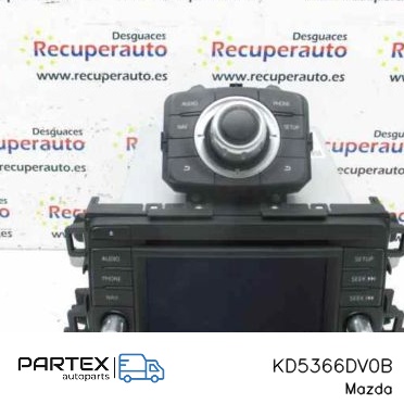 KD5366DV0B - Панель радіо мультимедіа Mazda CX-5 2014