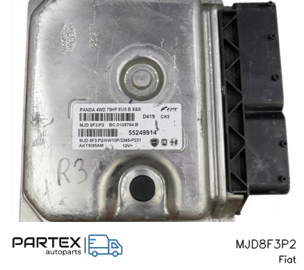 MJD8F3P2 - Блок керування двигуном Fiat Panda II 2015
