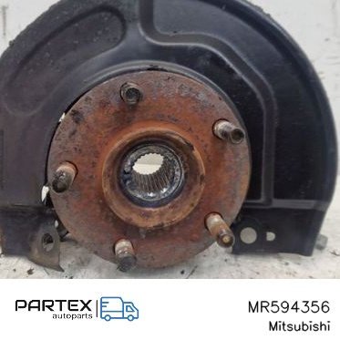 MR594356 - Поворотний кулак переднього колеса Mitsubishi Grandis 2007