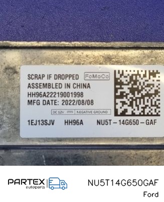 NU5T14G650GAF - Блок керування GPS Ford Ranger IV 2022