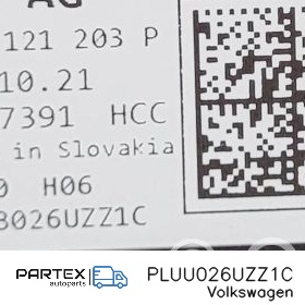 PLUU026UZZ1C - Електровентилятор радіатора Volkswagen Golf VIII 2021