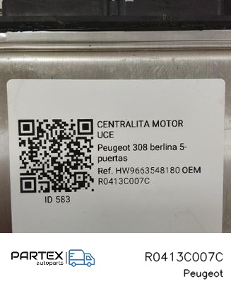 R0413C007C - Блок керування двигуном Peugeot 308 2013