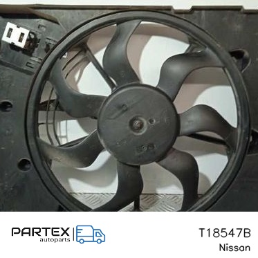 T18547B - Електровентилятор радіатора Nissan Micra C+C 2019