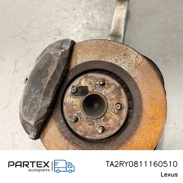 TA2RY0811160510 - Передня маточина колеса Lexus GS 250 350 300H 450H 2016