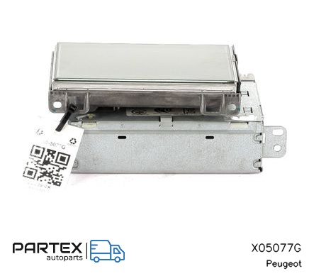 X05077G - Панель радіо мультимедіа Peugeot 208 2013