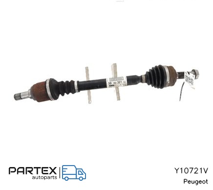 Y10721V Піввісь передня Peugeot 208 2021
