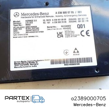 a2389000705 - Блок керування Bluetooth Mercedes-Benz EQB 2024